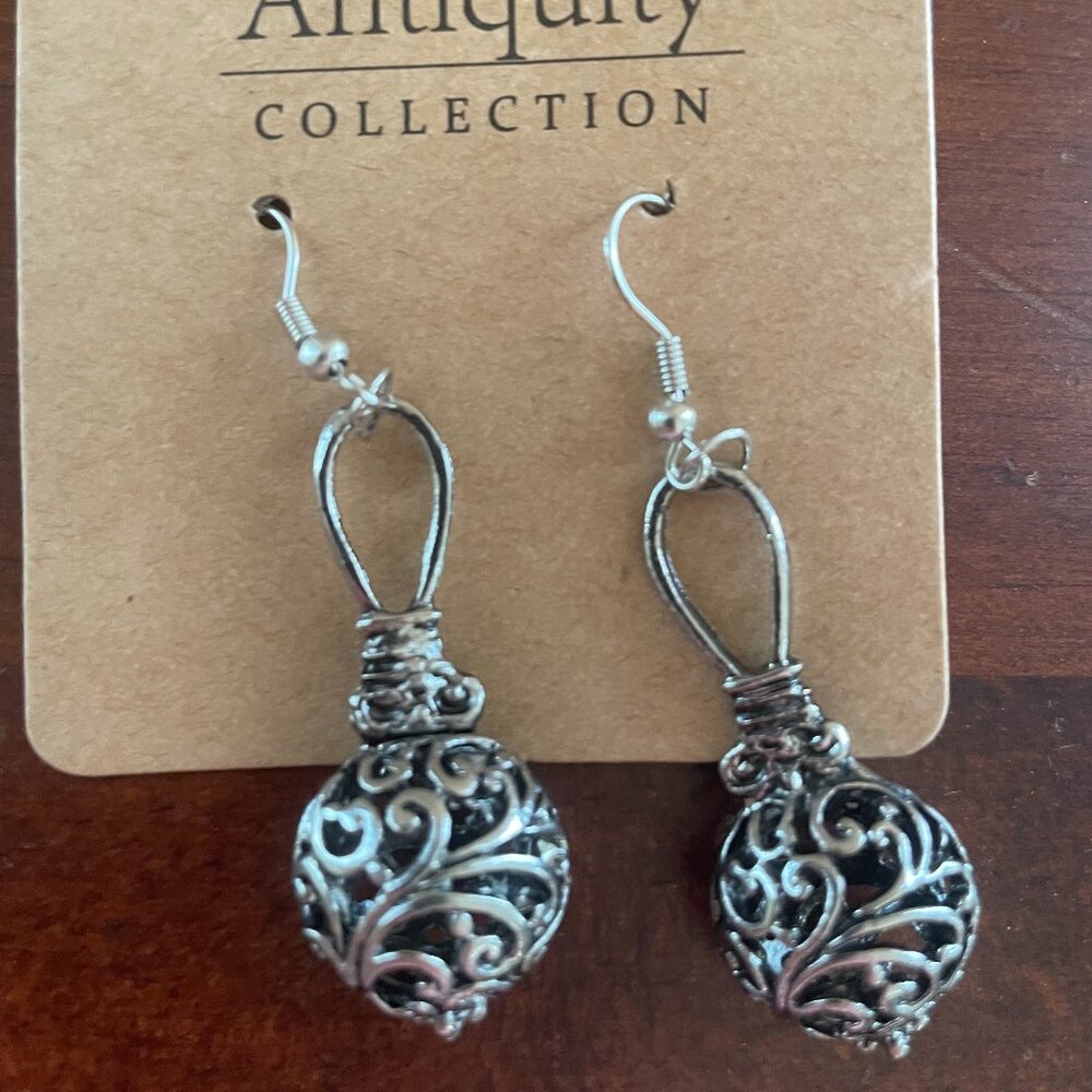Bundle 3 for $12. Antiquity Collection Silver Dangle Earrings.